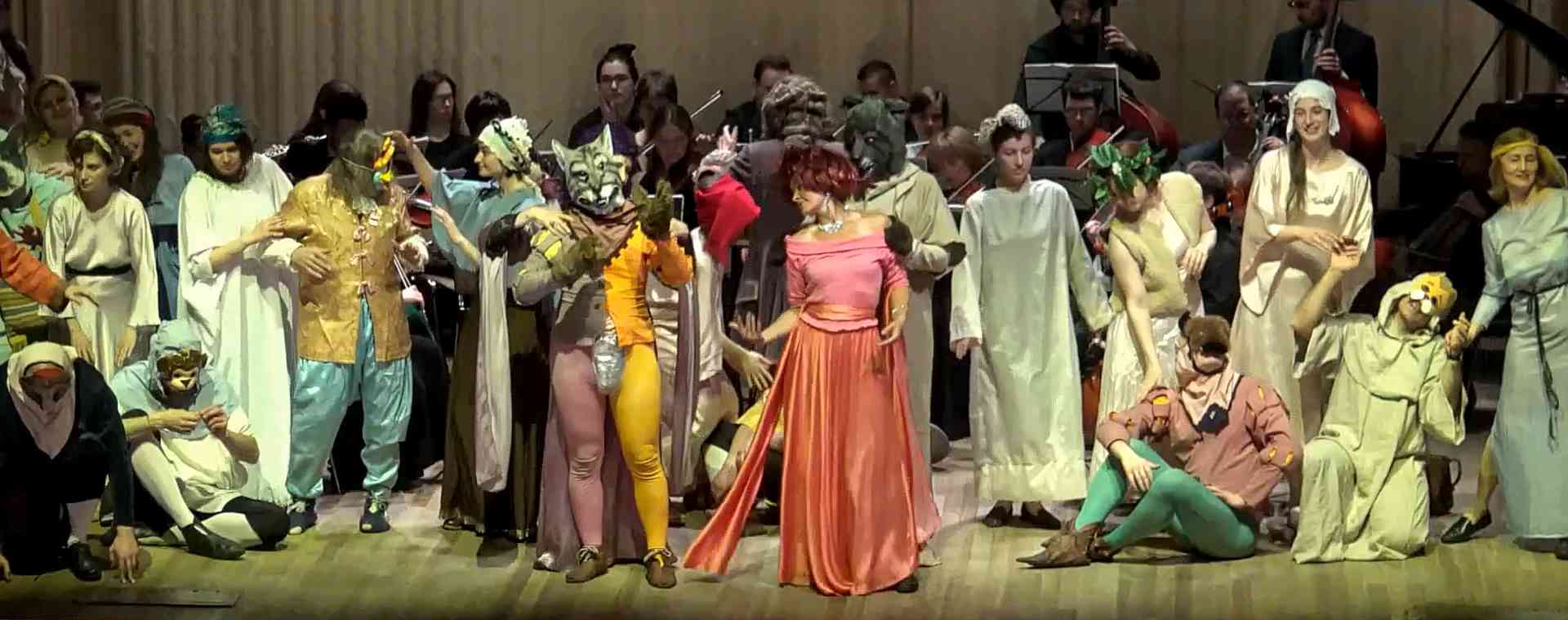 Сцена из спектакля Театра старинной музыки “Кармина Профана”, 20.05.2022